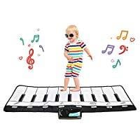 Cyiecw Piano Music Mat Keyboard Play Mat Music Dance Mat With 19