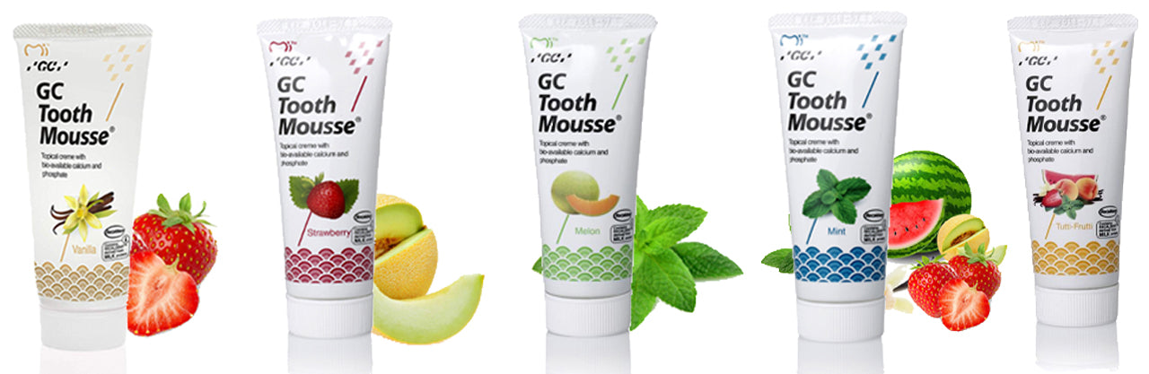 GC Tooth Mousse 40g Choose Vanilla Mint Tutti-Frutti Strawberry