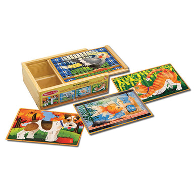 Melissa & Doug Jigsaw Puzzles in A Box - Vehicles