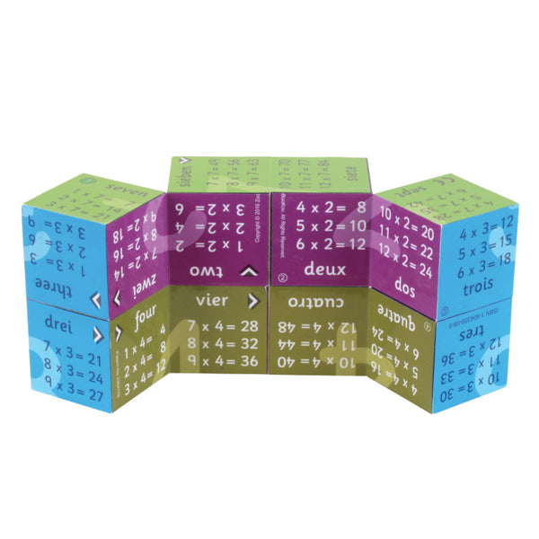 Cube Book Multiplication Tables