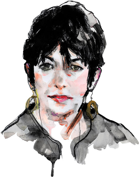 ghislaine maxwell drawing sketch artist