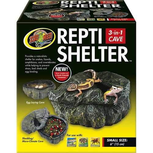 repti shelter 3 in 1 cave