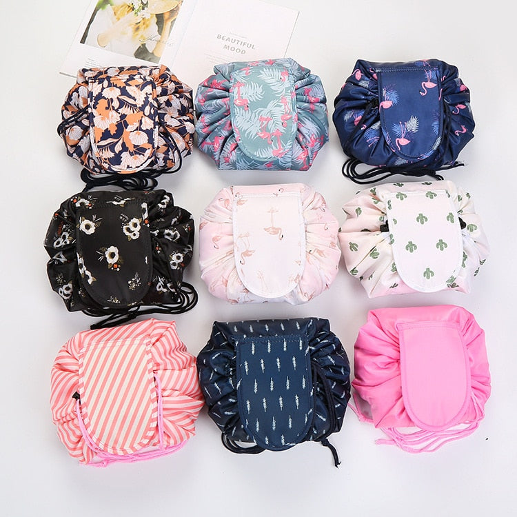 drawstring cosmetic bag