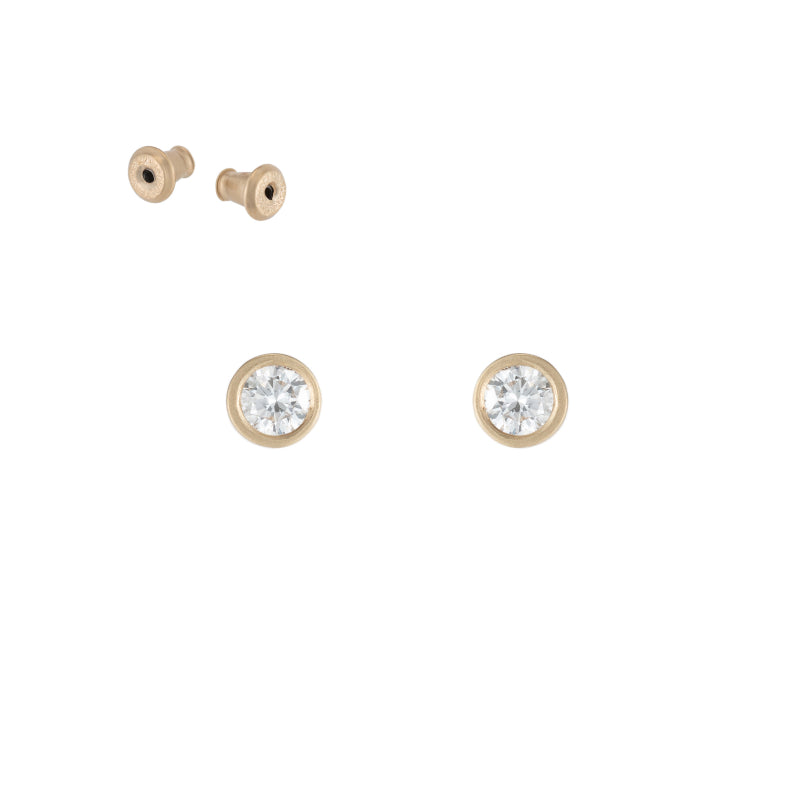 20g Flat Back Earrings for Lobe Piercings, Maison Miru