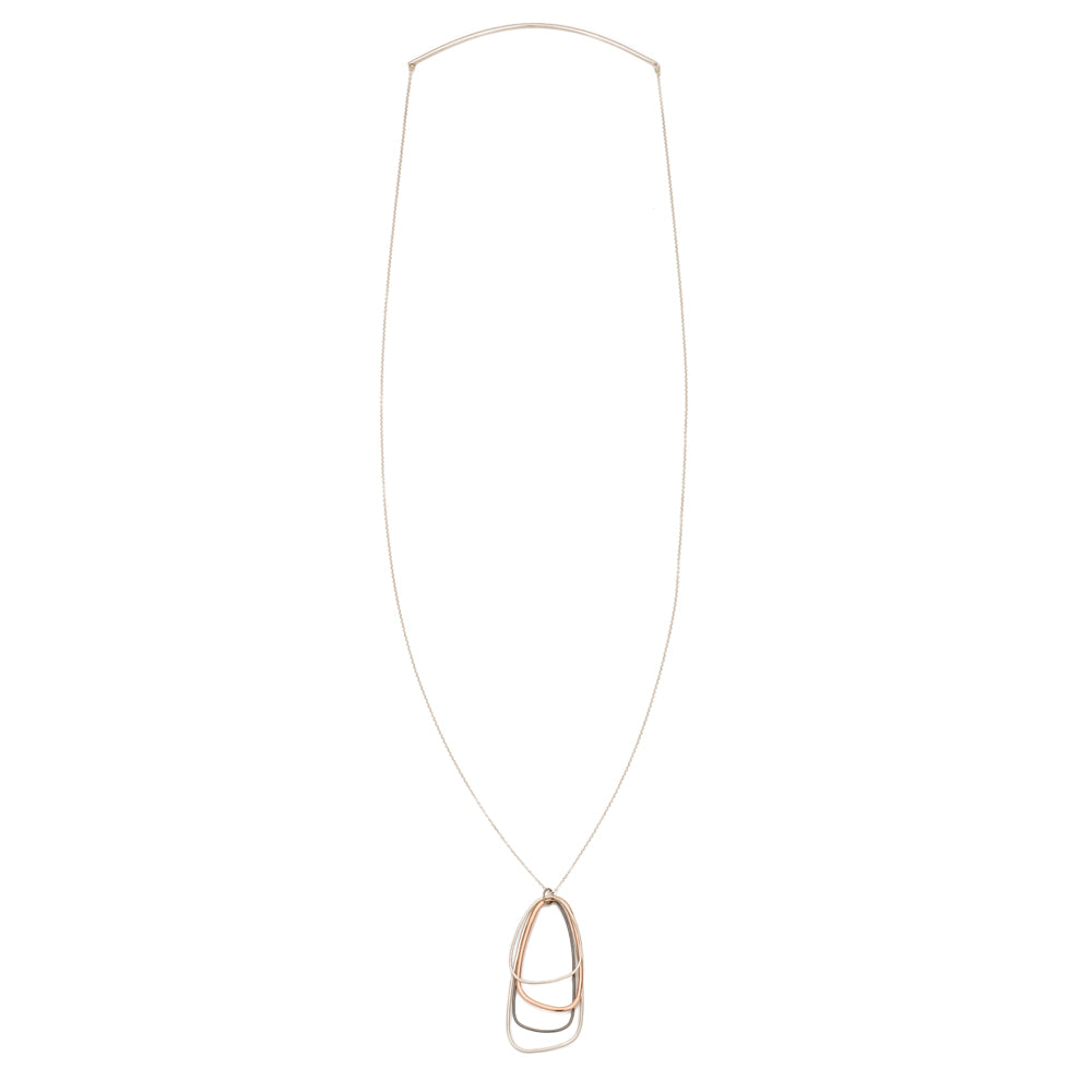 Long Multi-Triangle Necklace - Colleen Mauer Designs