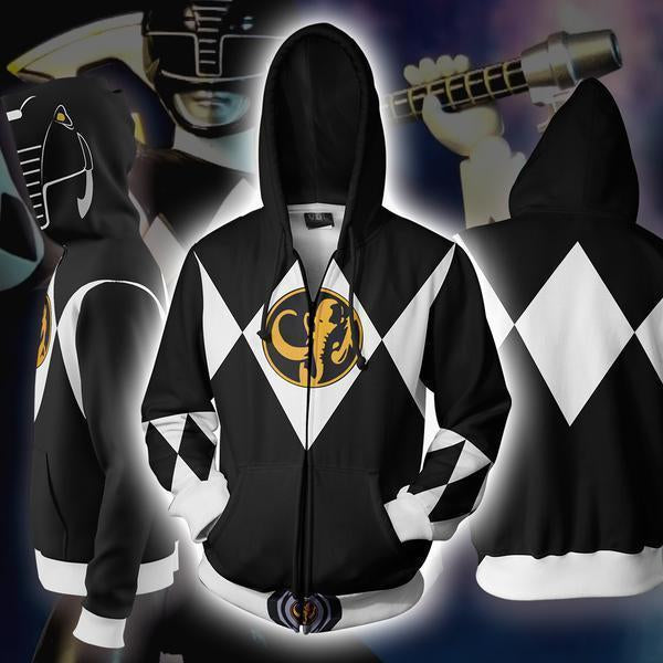 power rangers zip up hoodie