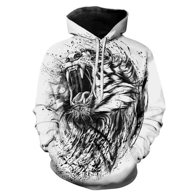 3d horror hoodies