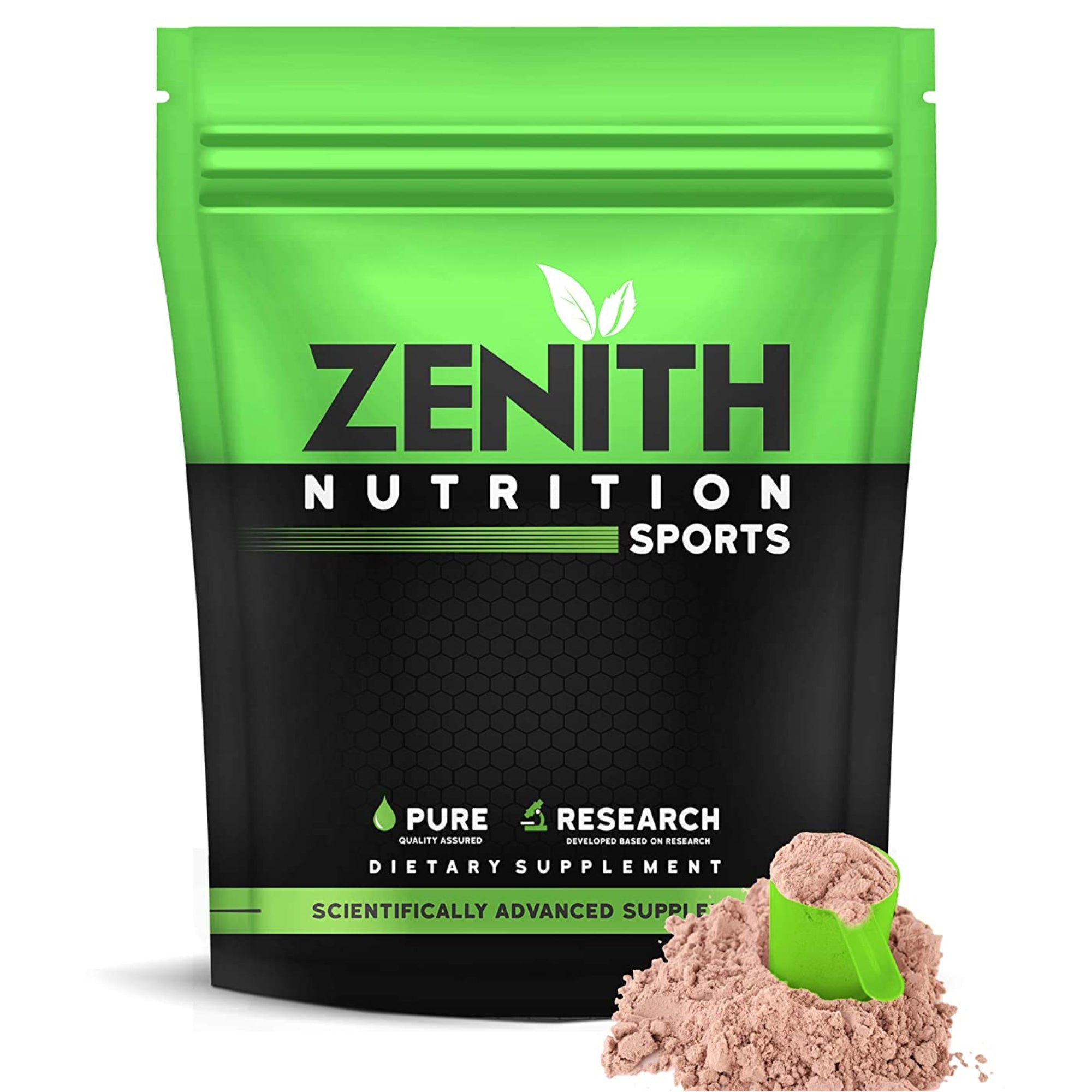 Zenith Sports Whey Protein with | 26g protein – (Double Rich Chocolate) - Zenith Sports product image