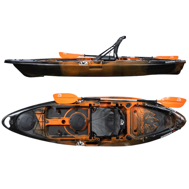 HOODOO Element 100S - Sit-On-Top Fishing and Kayak - Sports