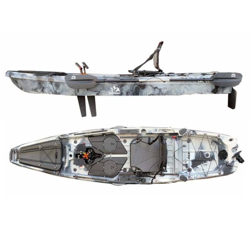 Hoodoo Element 95 Sit-On-Top Fishing and Recreation Kayak Molten Lava