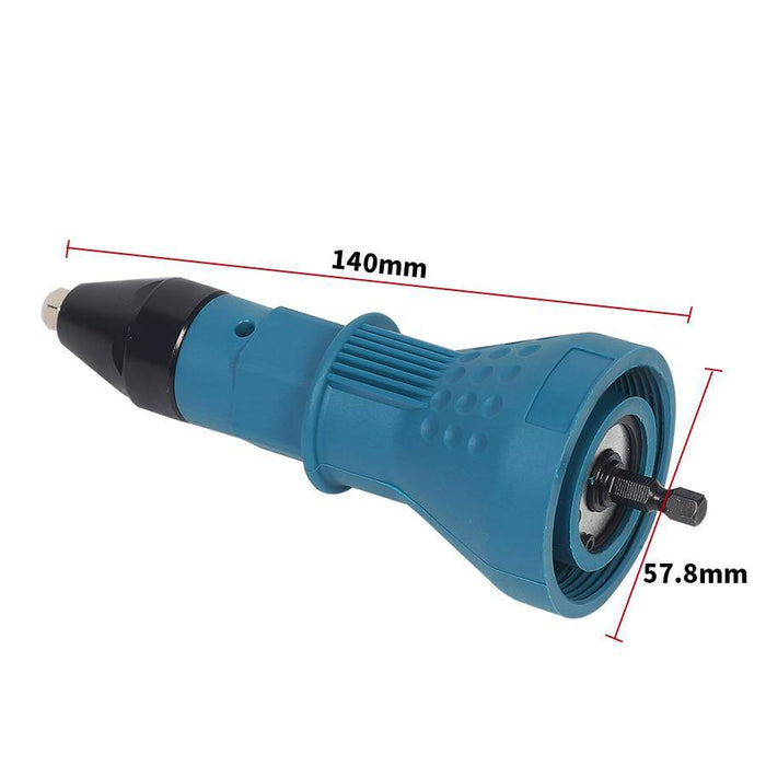 Electric Rivet Nut Gun Drill Adapter — Blue Little Mouse