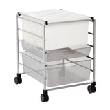 elfa Legal Size File Cart Gray