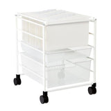 elfa Legal Size File Cart White