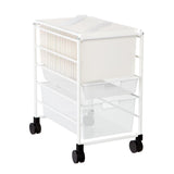 elfa Letter Size File Cart White