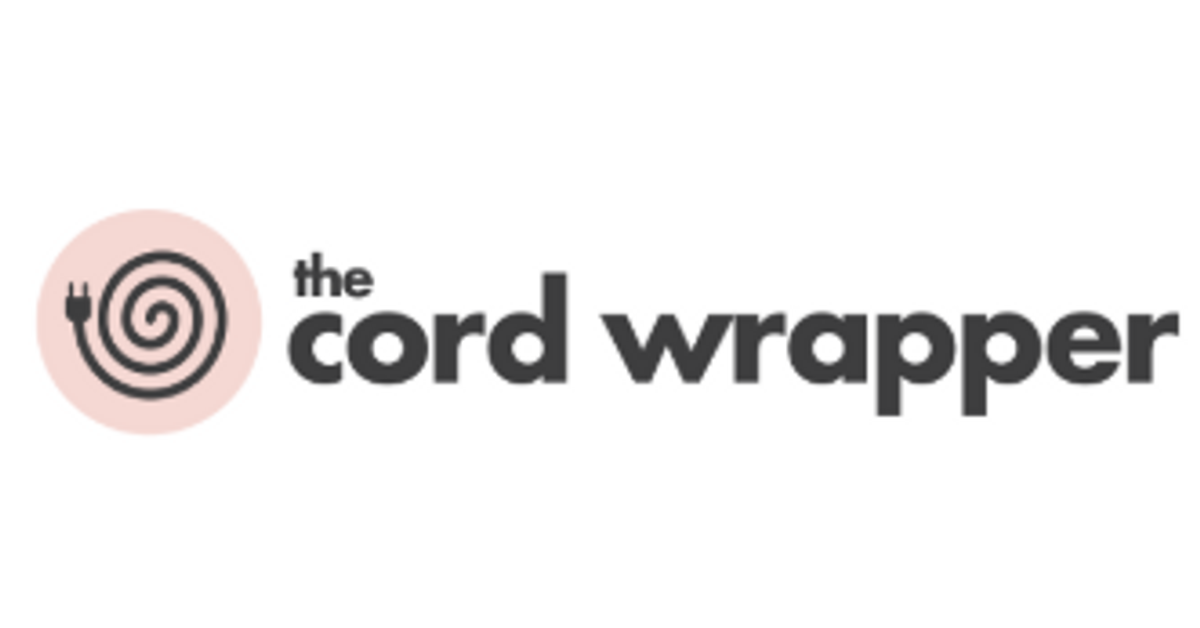 The Cord Wrapper 2 Pack - Power, Heat-Resistant Cord Wrappers for Kitchen  Appliances, Computer, & More, 3 x 1.5 Inches, Stick On Cord Organizer for