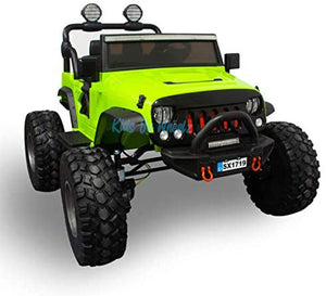 kids green jeep