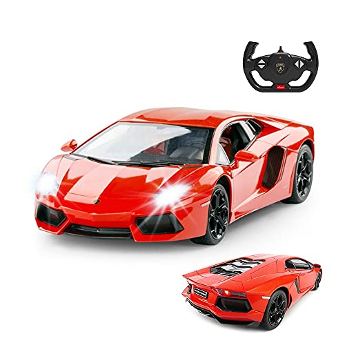 Voiture télécommandée électrique Lamborghini RC pour enfants et adultes,  modèle 1:14, voiture de course sportive