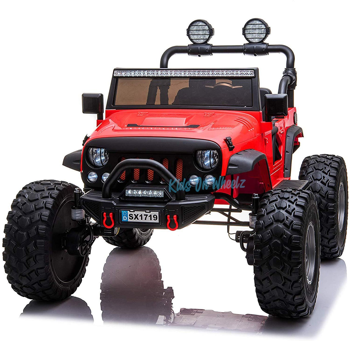 12v lifted jeep wrangler ride on