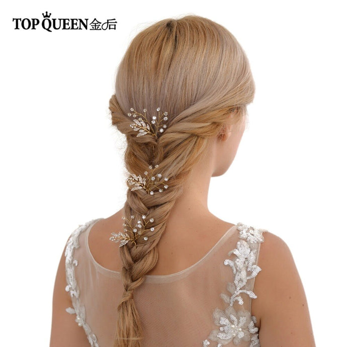 diamond hair pins wedding