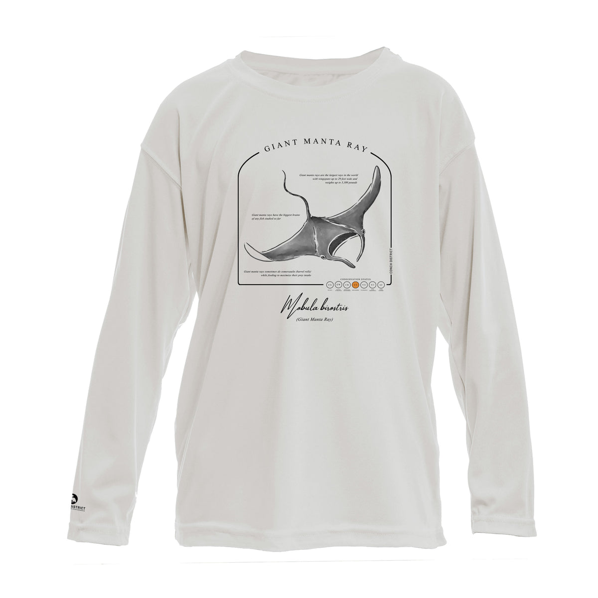 Great White Shark Conservation Status UPF 50+ Sun Protection Shirt Tod – Conch  District