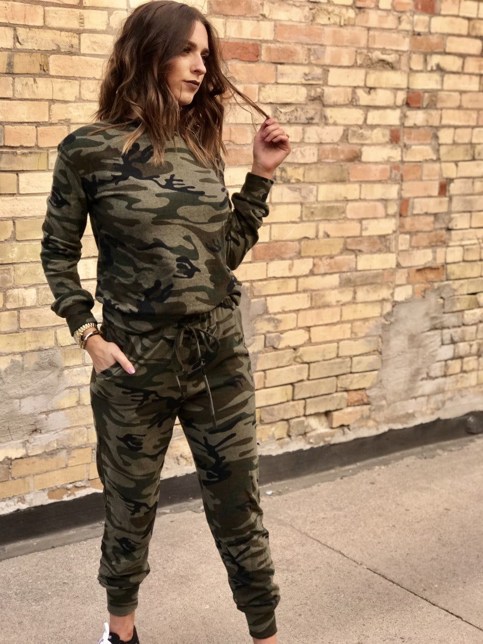 camo sweatsuit