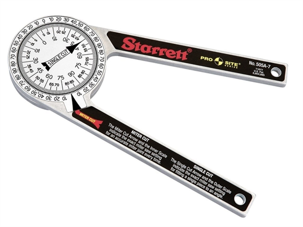 starrett miter protractor