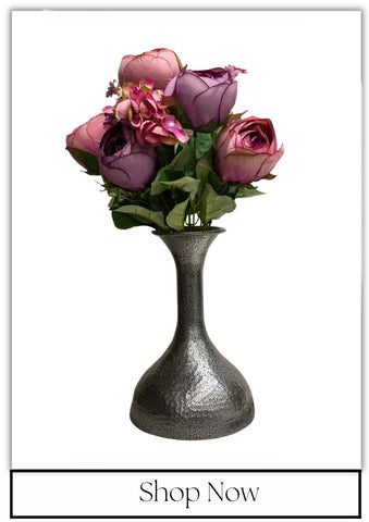 Artificial peony flower bunch