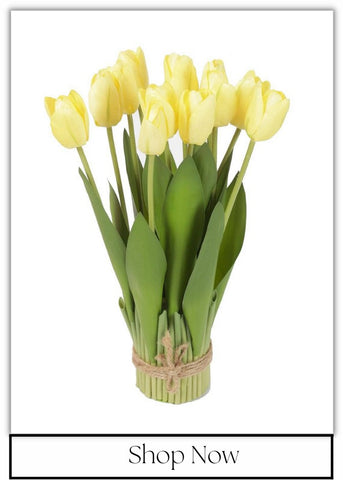 Artificial tulip flower bunch