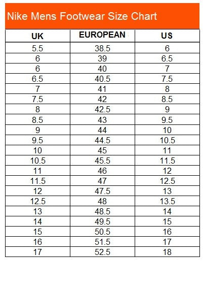 uk us shoe sizes