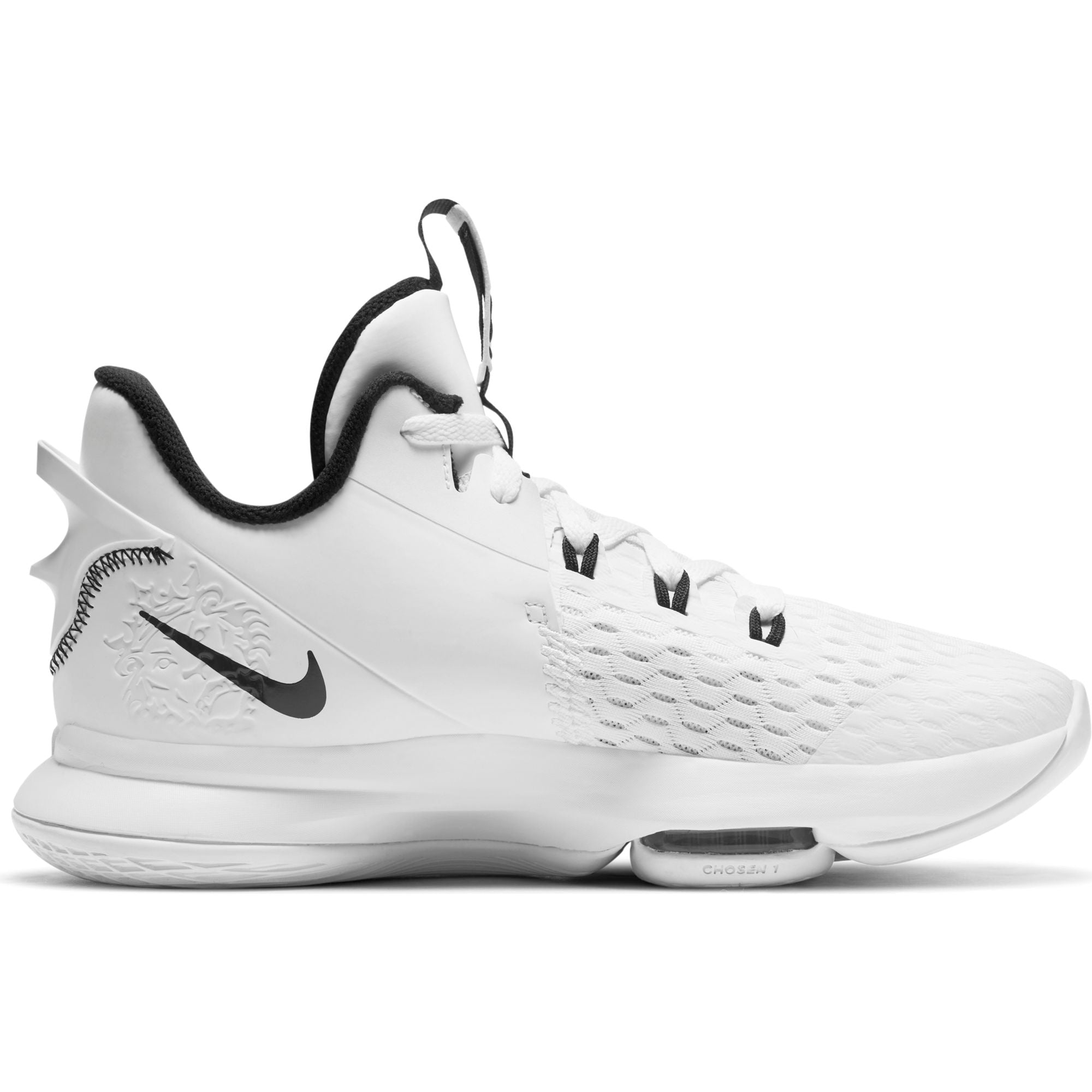 Nike Lebron Witness 5 Basketball Boot/Shoe - White/Black – SwiSh basketball