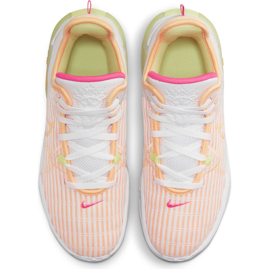 Nike Lebron Witness 6 Basketball Boot/Shoe - White/Light Lemon Twist/M ...