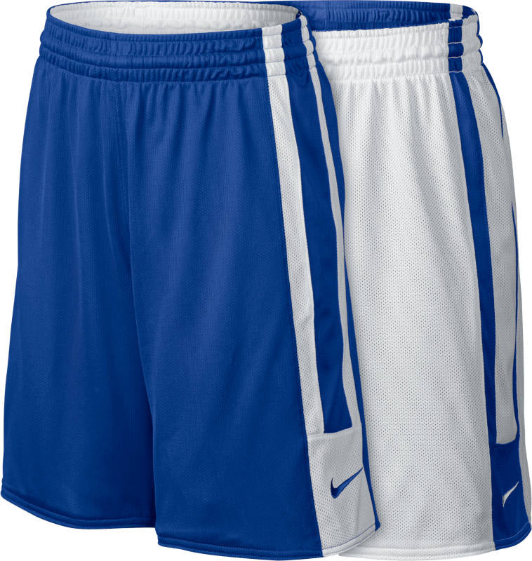 nike shorts blue and white
