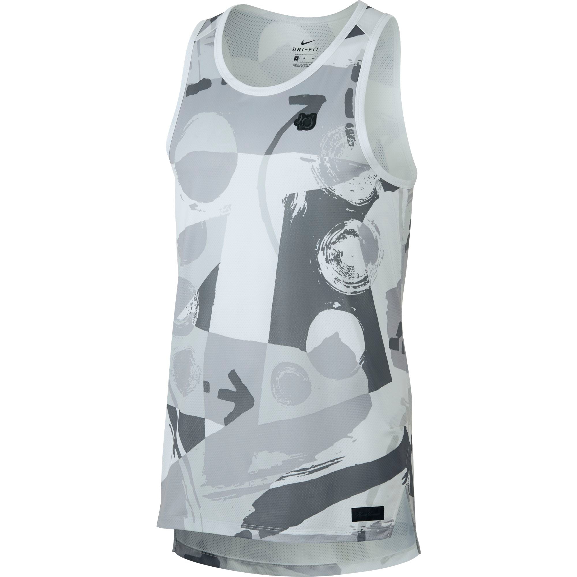Nike KD Hyper Elite Basketball Tank - Pure Platinum/White/Black – SwiSh  basketball