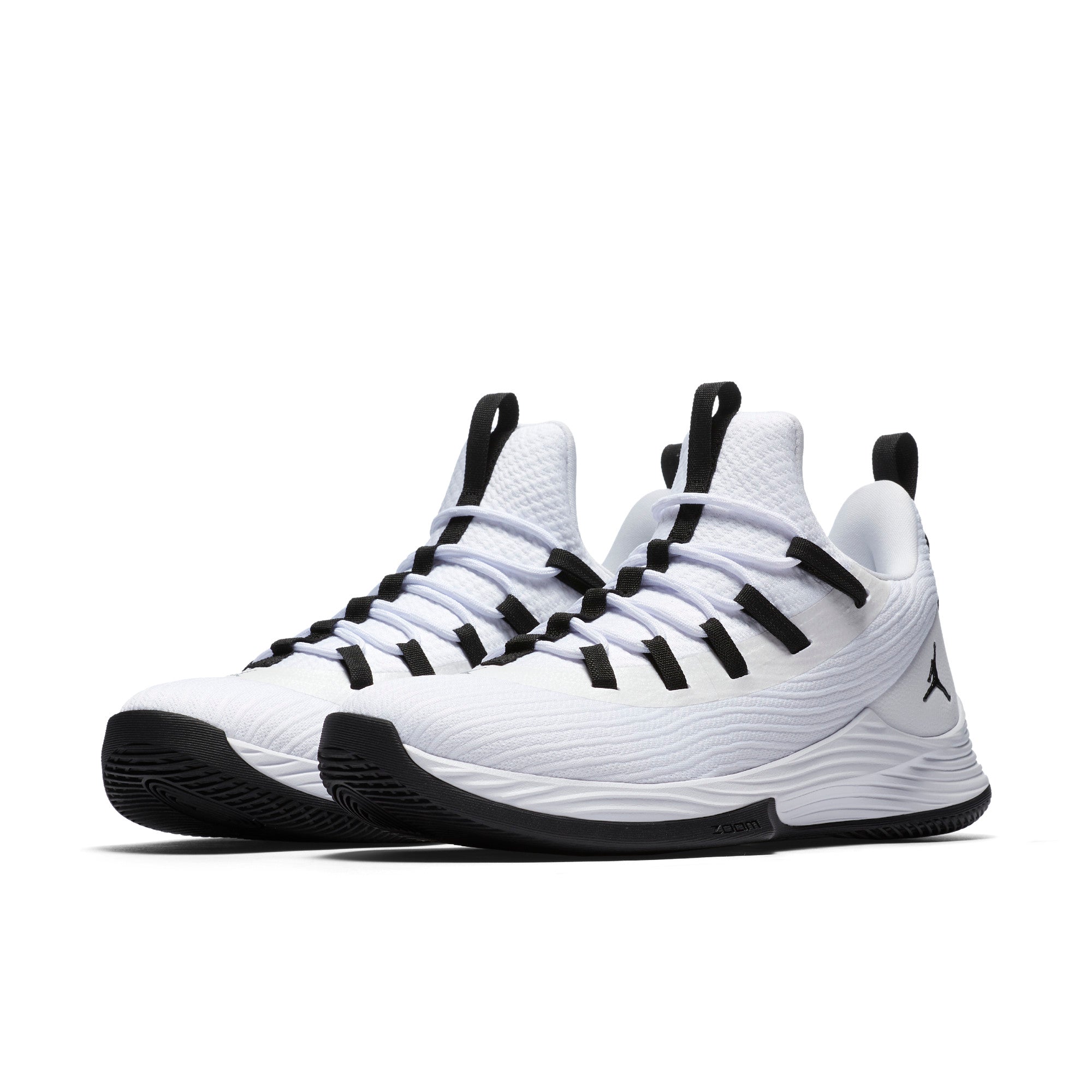 jordan ultra fly 2 low black white