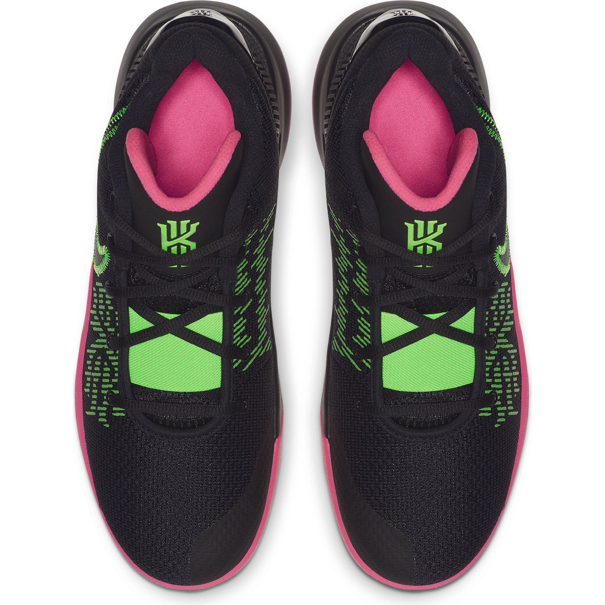 kyrie black pink and green