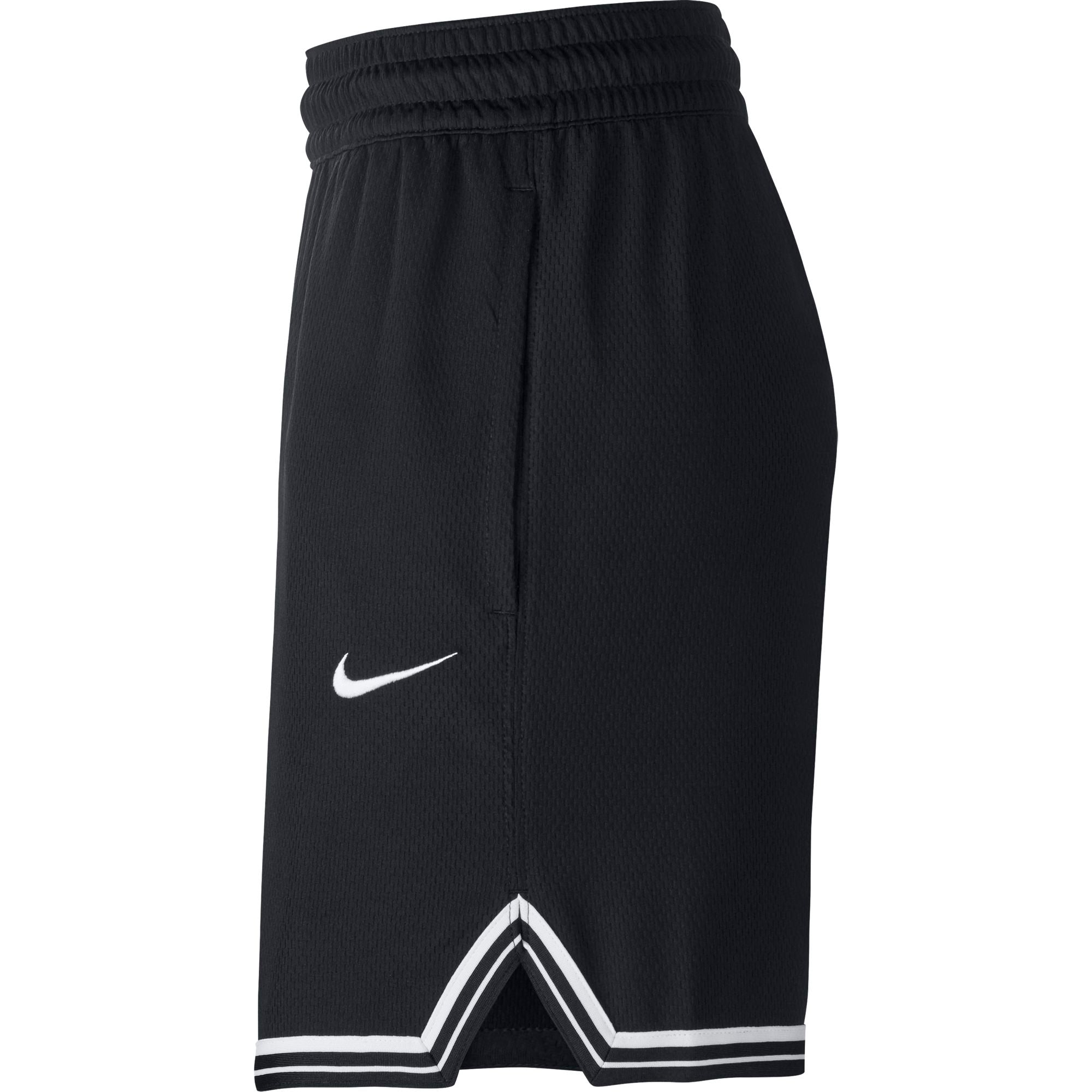 nike black and white shorts womens