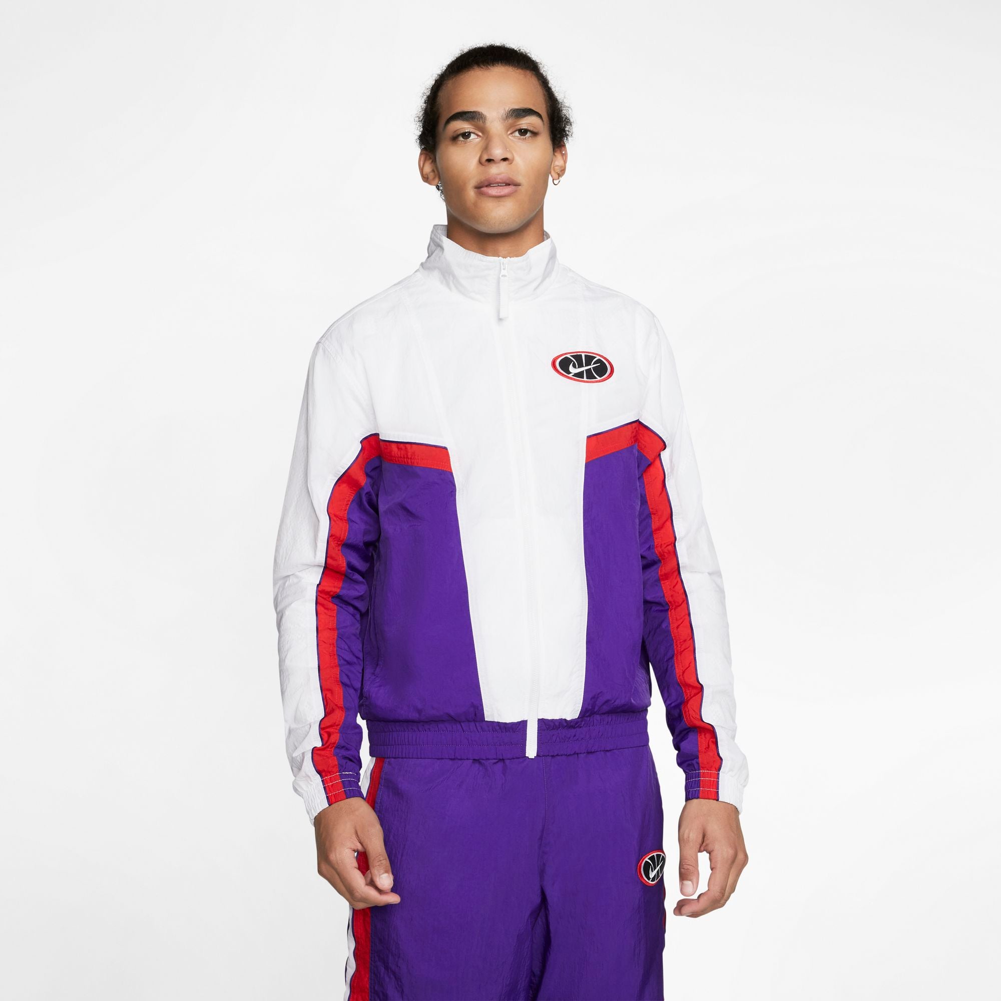 nike throwback woven tracksuit