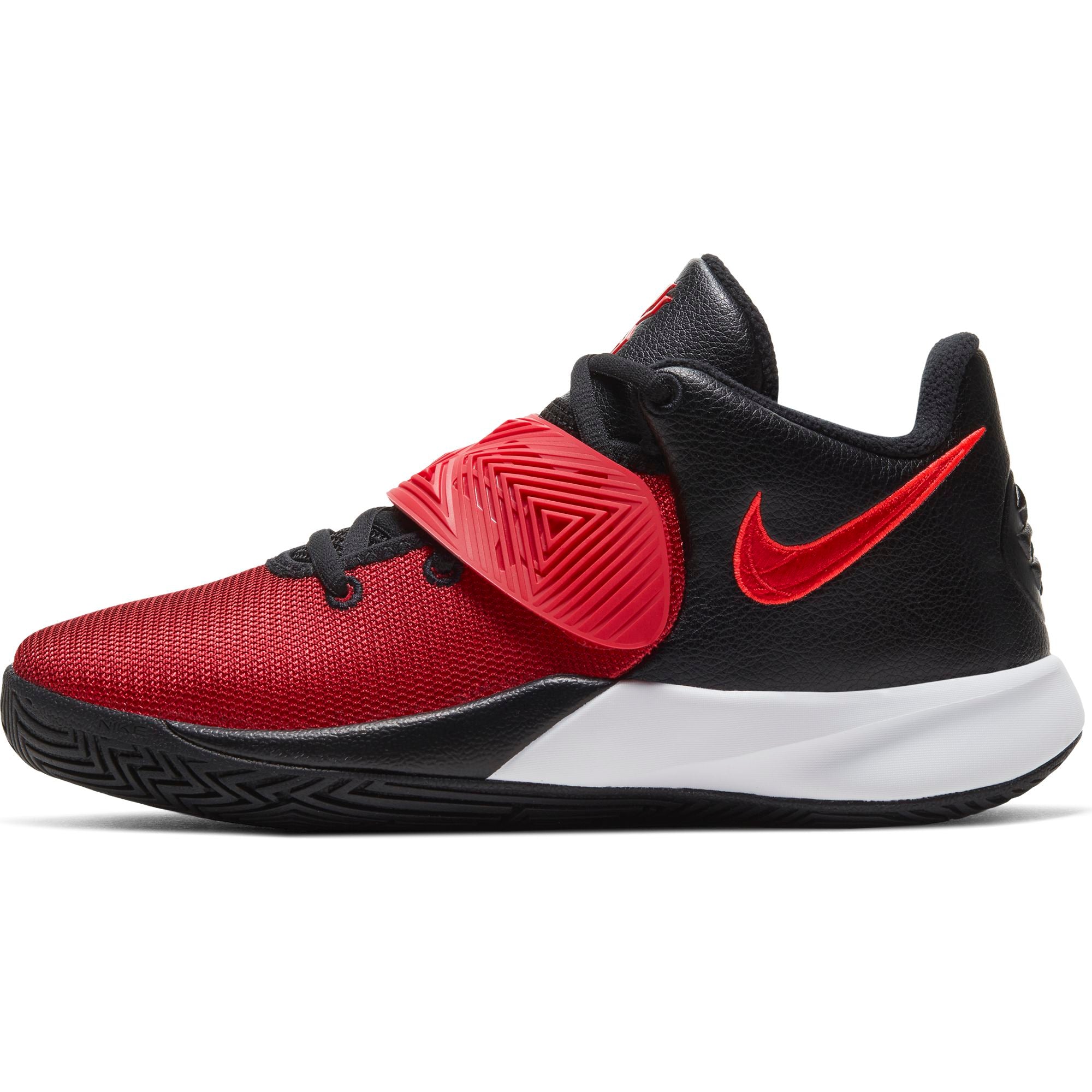 nike kyrie flytrap white black university red