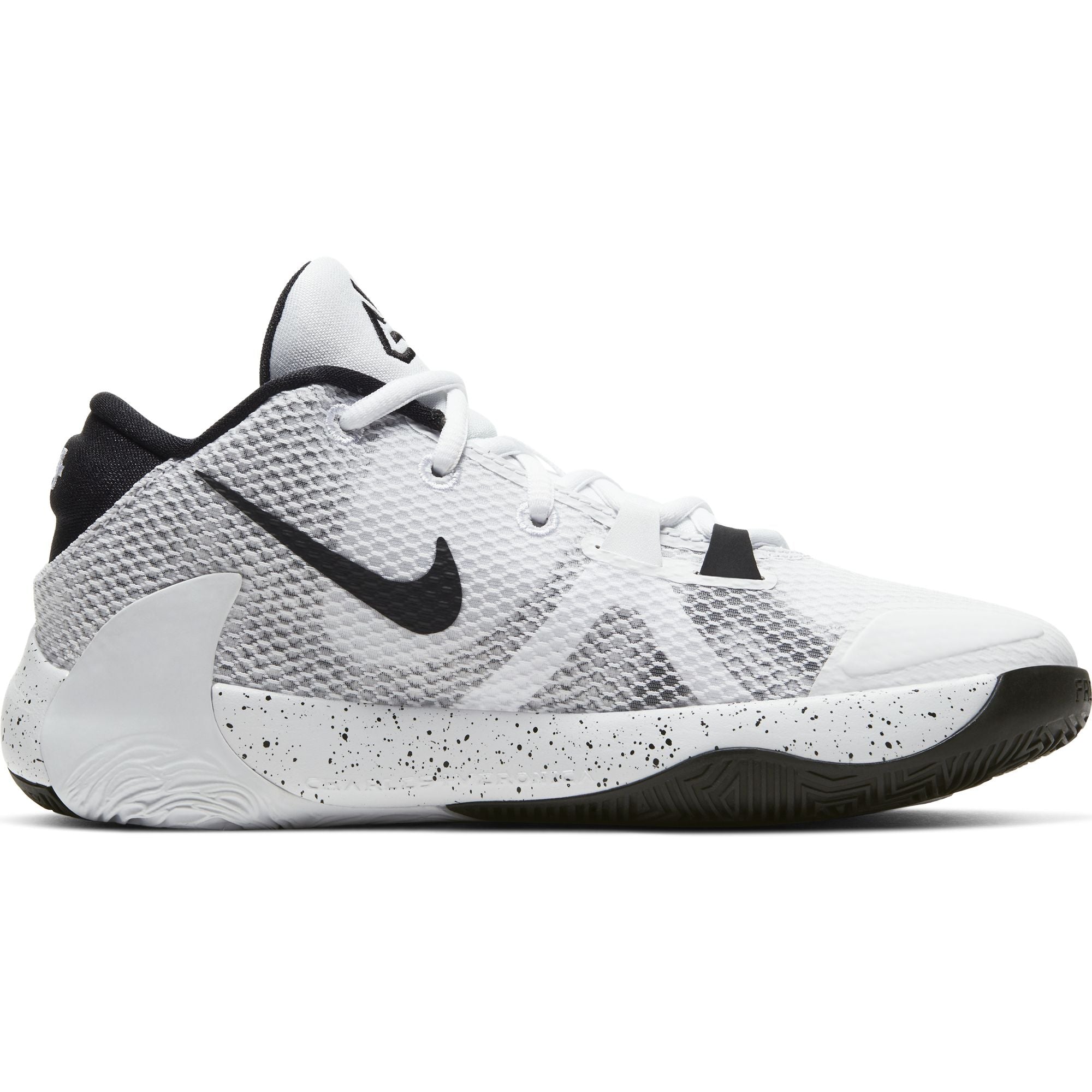 Nike Kids Giannis Freak 1 Basketball Shoe - White/Black – SwiSh basketball