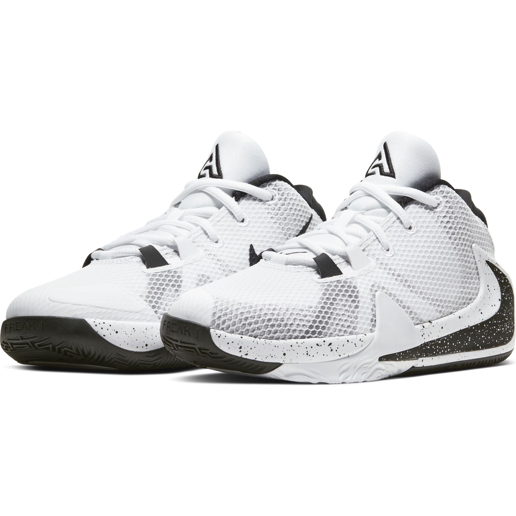 Nike Kids Giannis Freak 1 Basketball Shoe - White/Black – SwiSh basketball