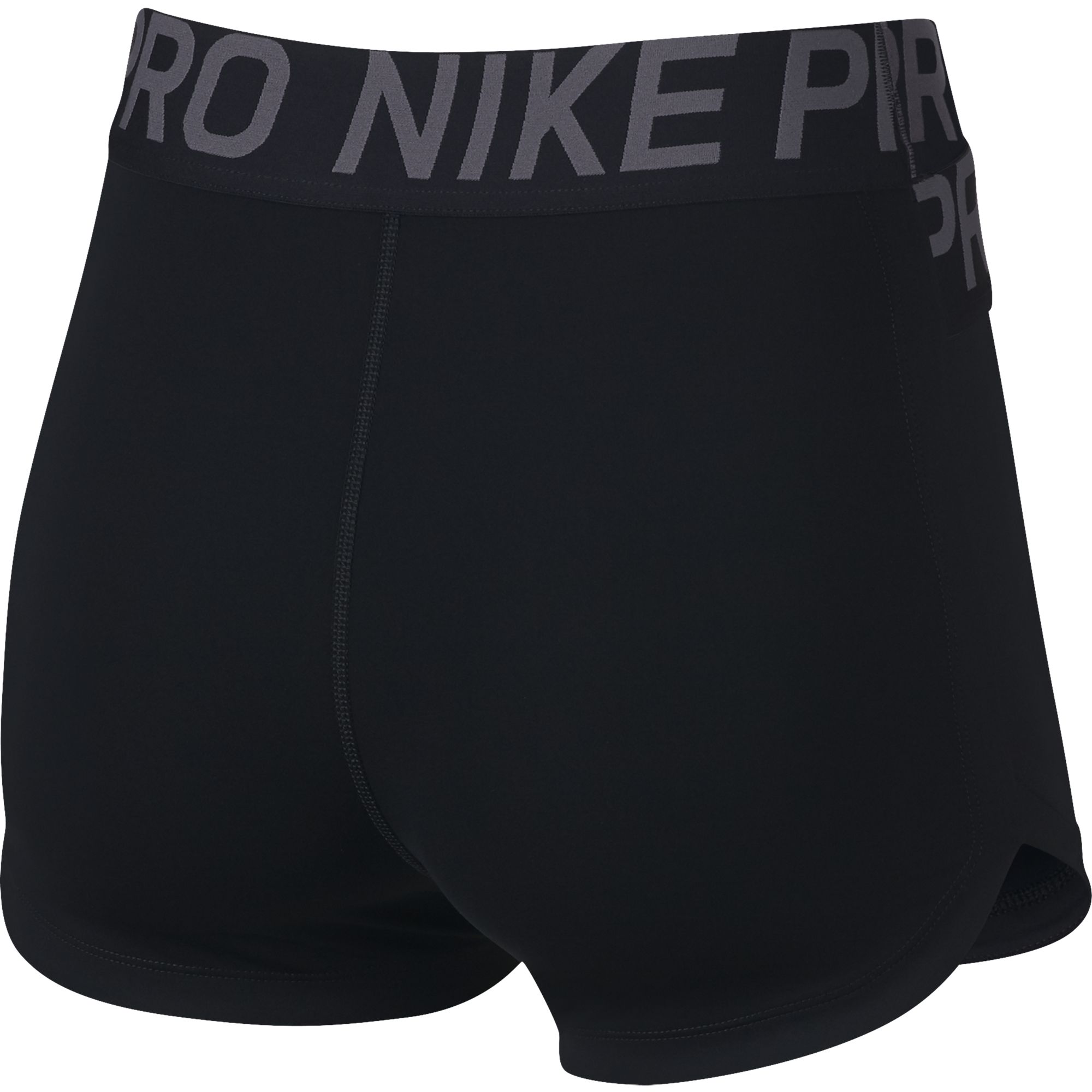 nike pro shorts gray