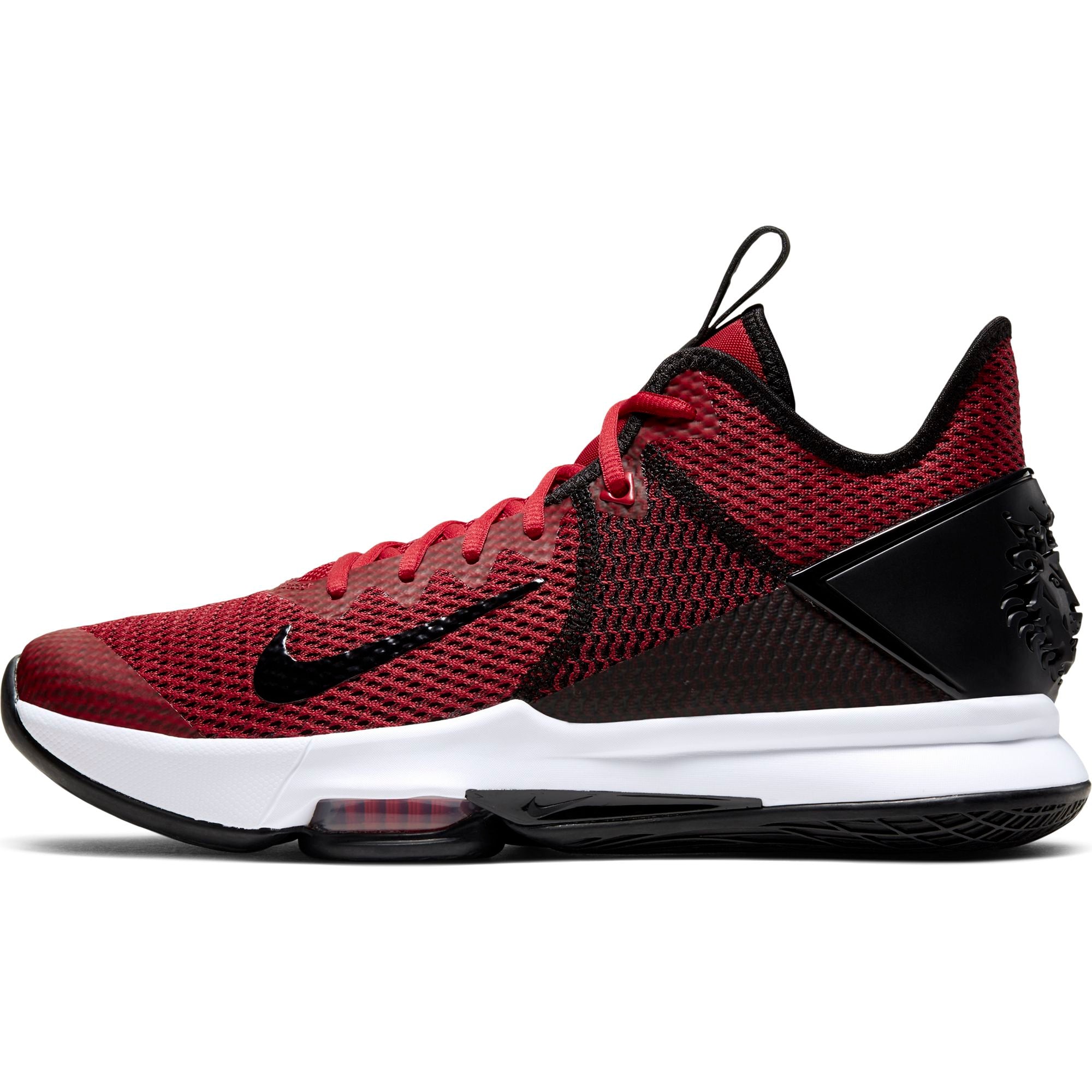 nike lebron witness 4 black red