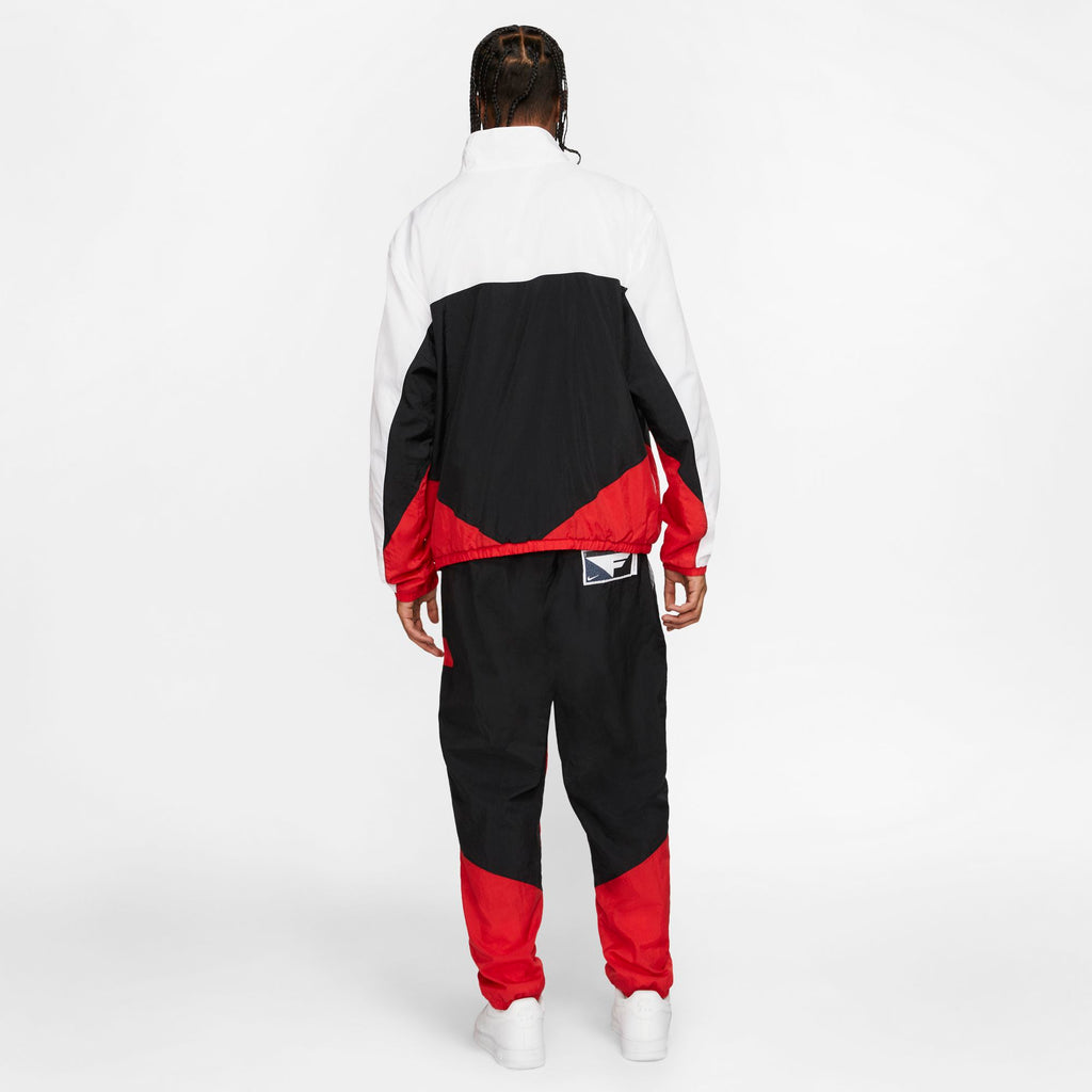 Nike Basketball Flight Warm-Up Suit - Black/White/University Red ...