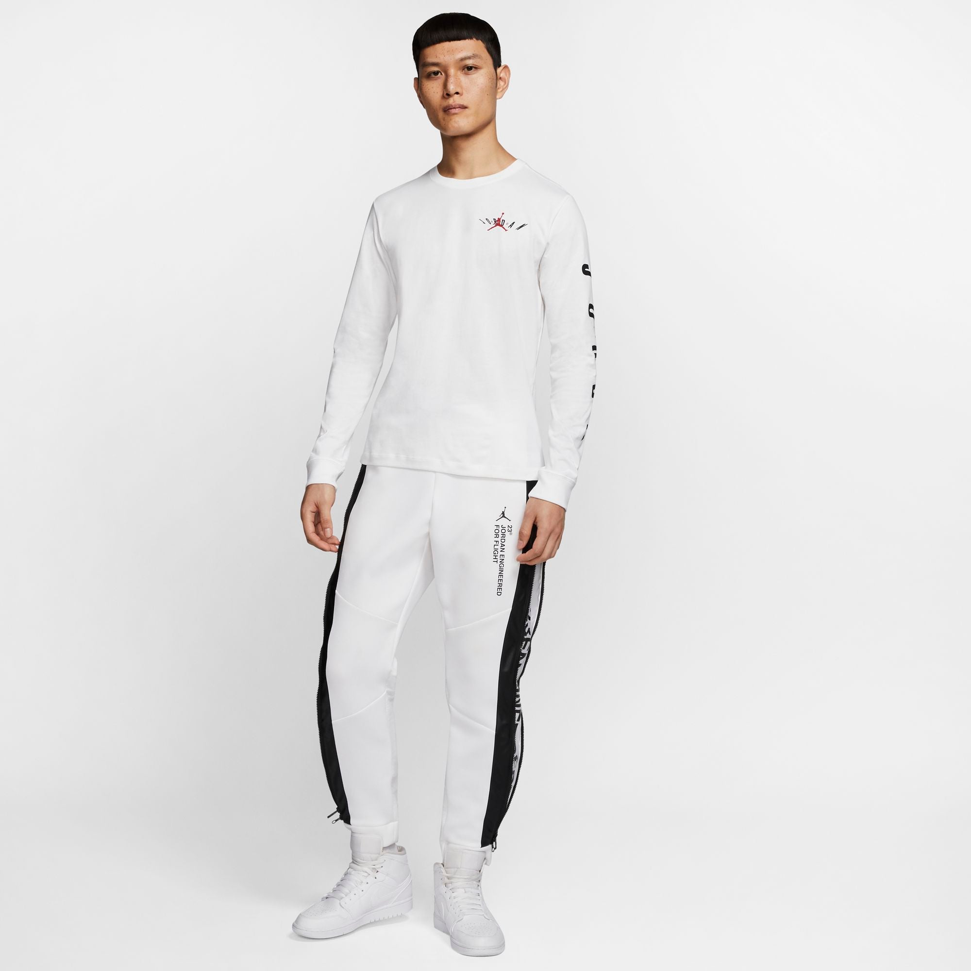 jordan white long sleeve