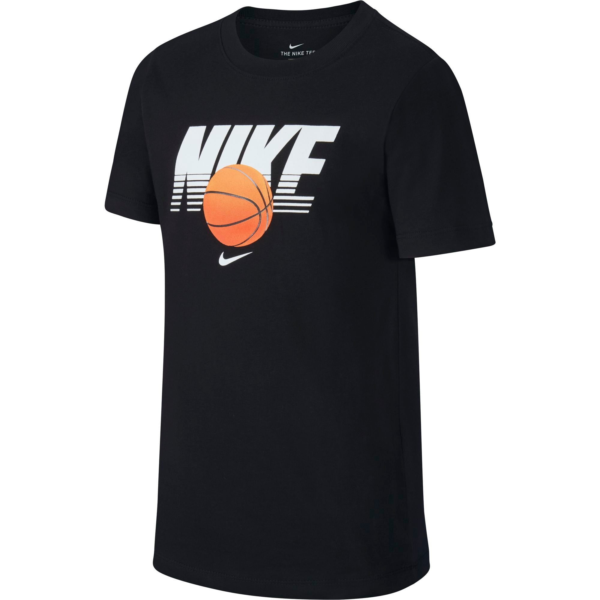 Nike Kids Straight Baller Textured Graphic Tee - Black/White – SwiSh ...