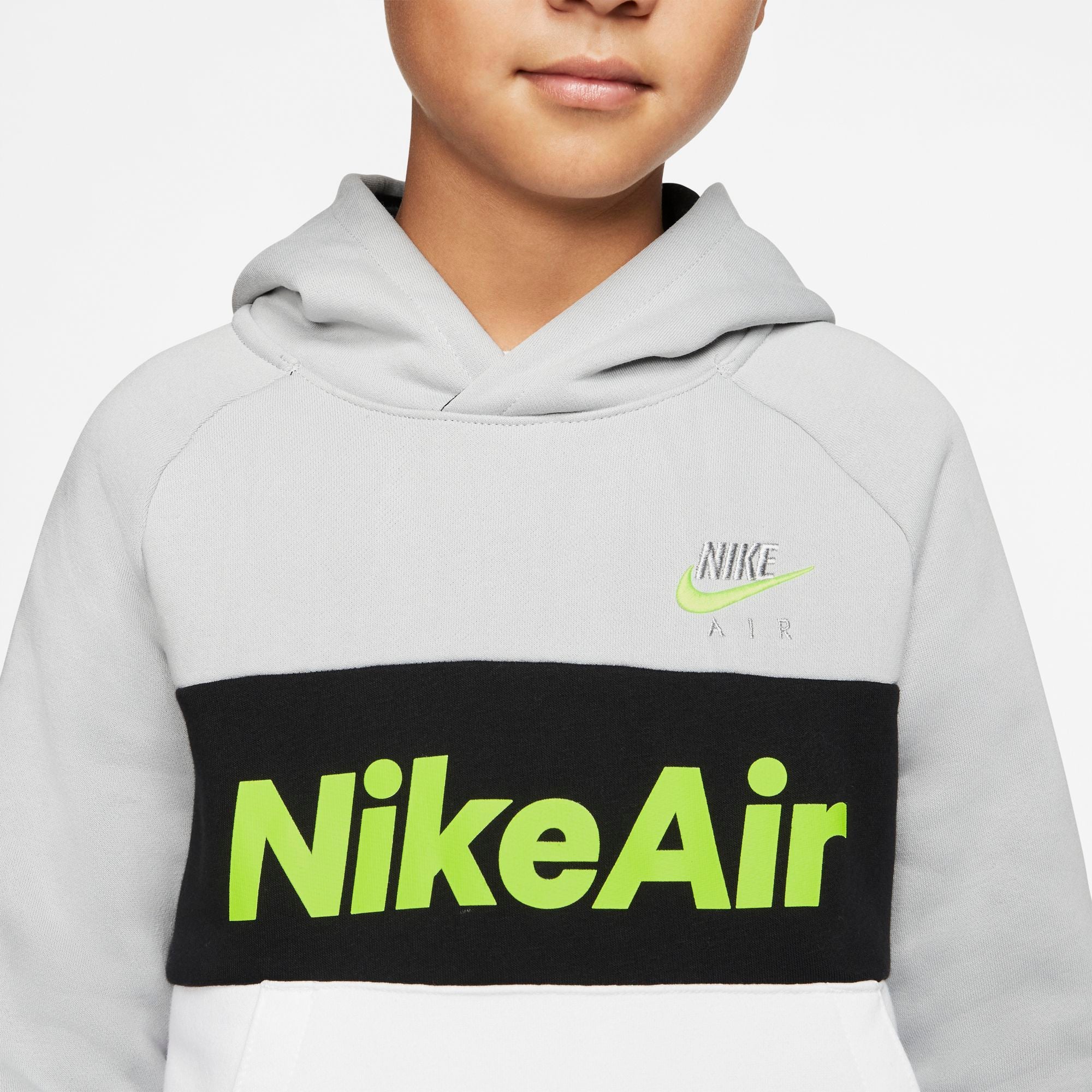 black and volt nike hoodie