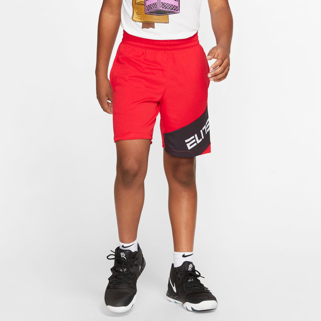 Nike Kids Elite Graphic Basketball Shorts - University Red/Black/White ...