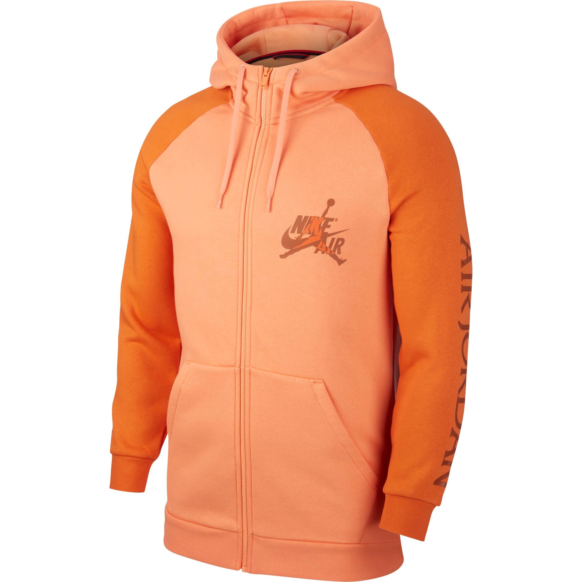 air jordan orange hoodie