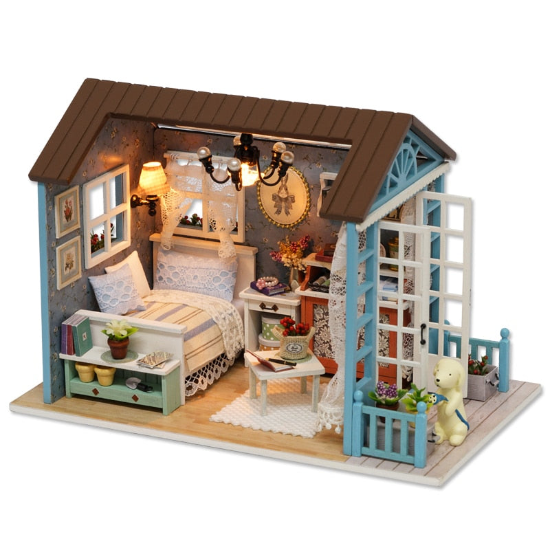 Cutebee Doll House Miniature Diy Dollhouse With Furnitures Wooden Hous Cchxxy Shop 5865