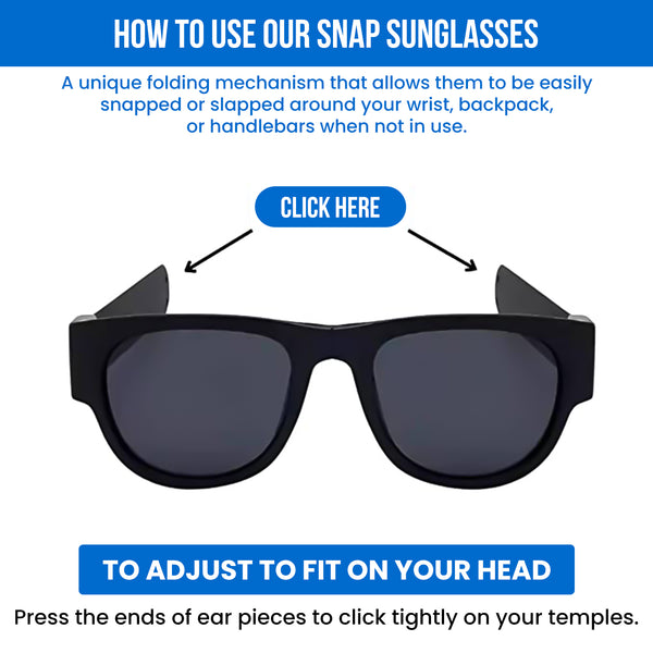 Generise Folding Polarised Sunglasses - 2 Options 4